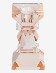 C'est Bon - Crystal candle holder - lägsta priserna - clear/peach - 2