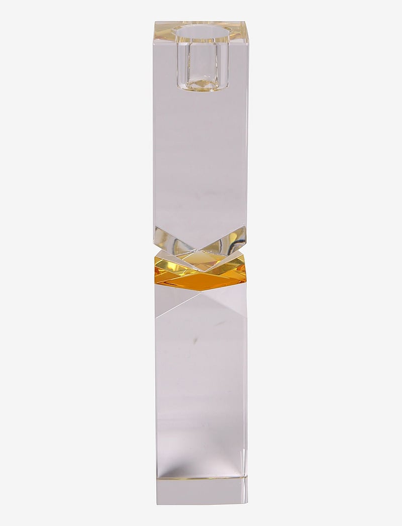 C'est Bon - Crystal candle holder - amber - 0