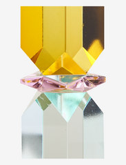 C'est Bon - Crystal candle holder - lägsta priserna - yellow/pink/light mint - 2
