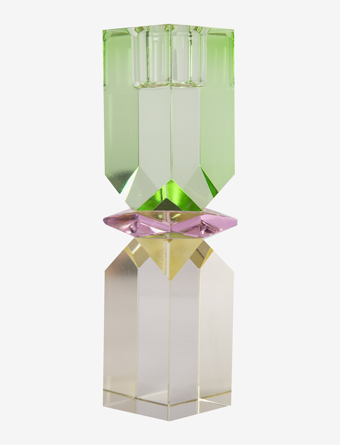 C'est Bon - Crystal candle holder - mint/baby pinkt/butter - 1