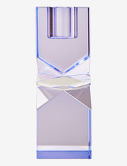 Crystal candle holder - PURPLE/CLEAR/PURPLE