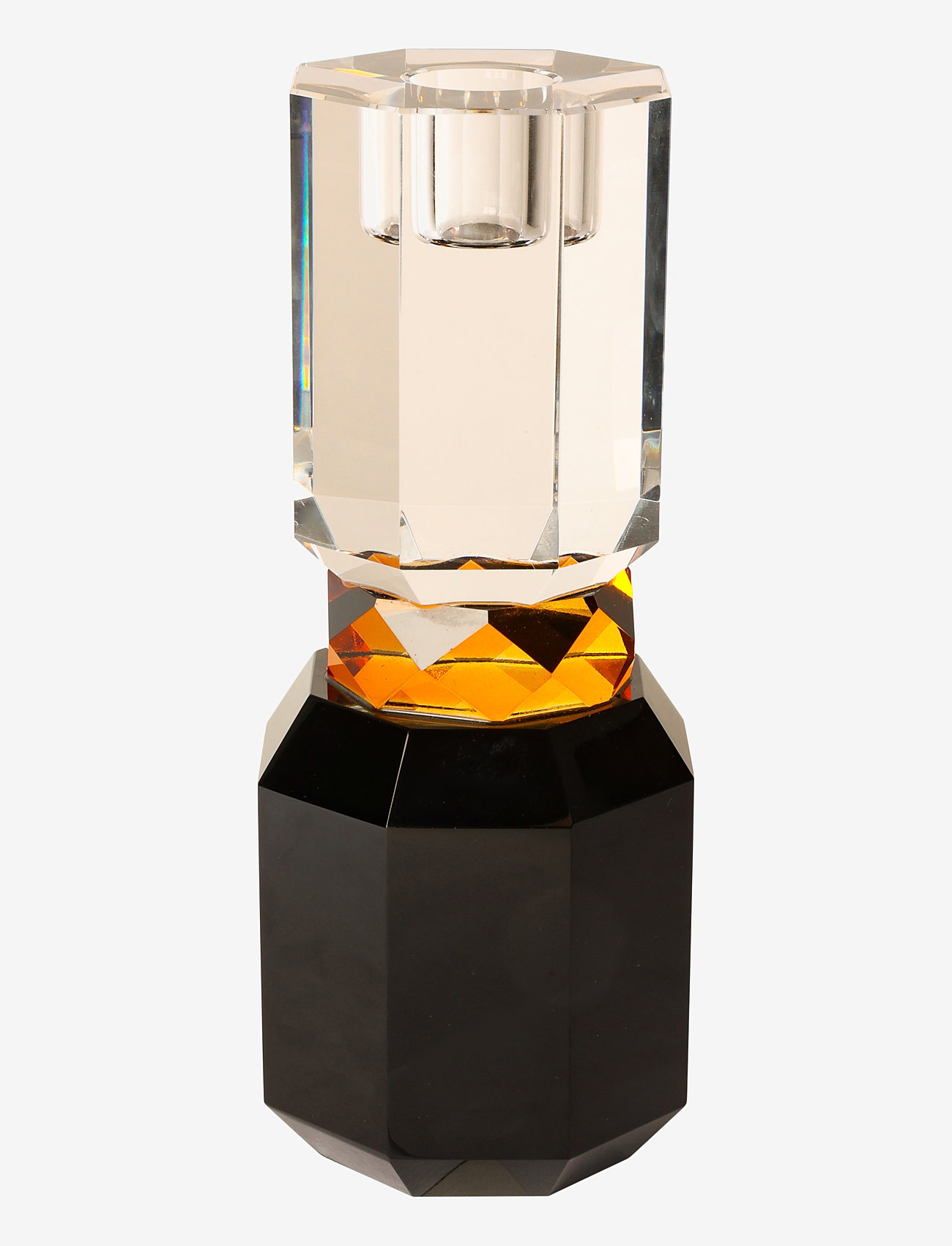 C'est Bon - Krystal lysestage - lysestager - black/amber/clear - 0