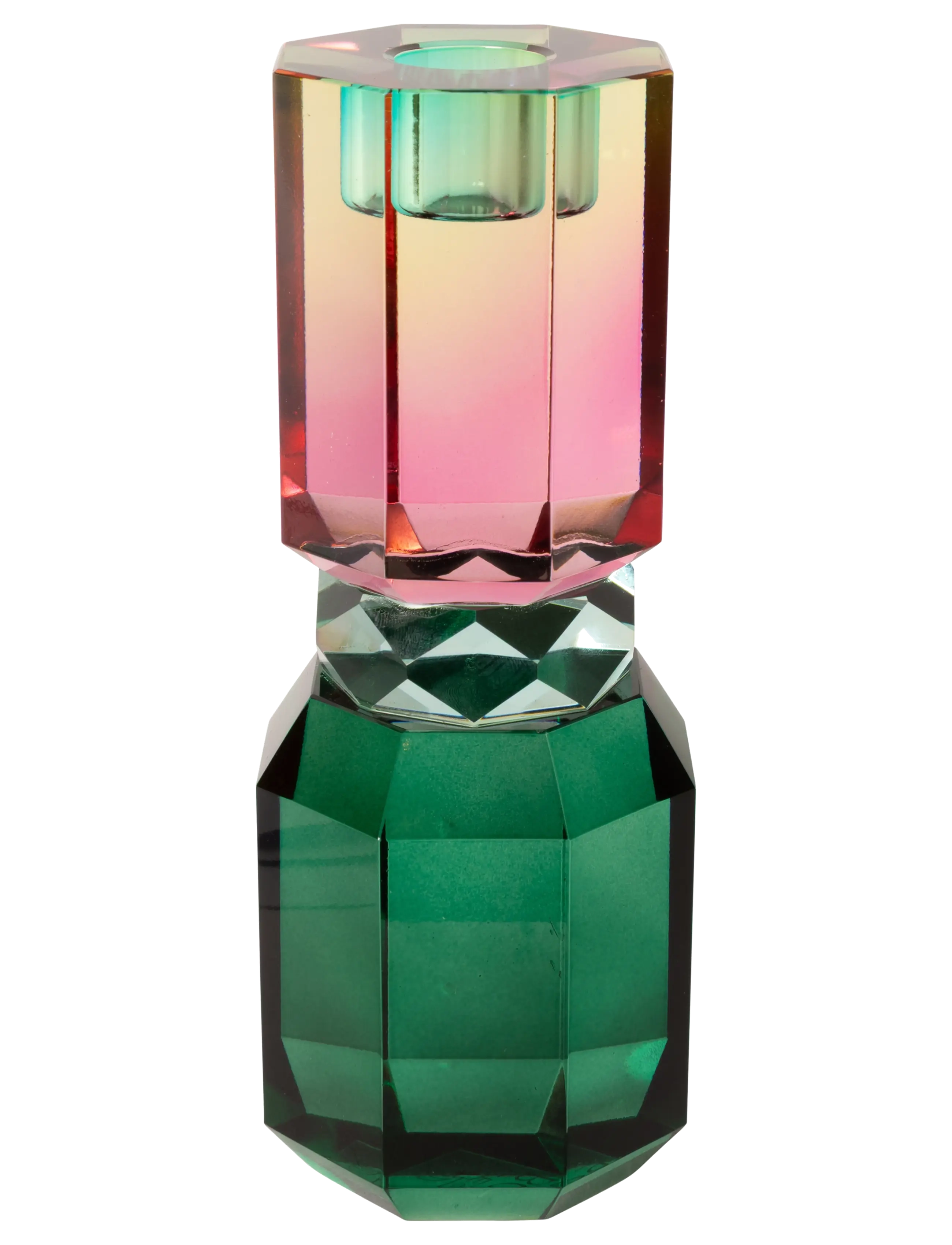 C'est Bon Crystal holder, teal/light mint/pink ombre,18,5x7x7 - Neuheiten - TEAL/LIGHT MINT/PINK OMBRE / green