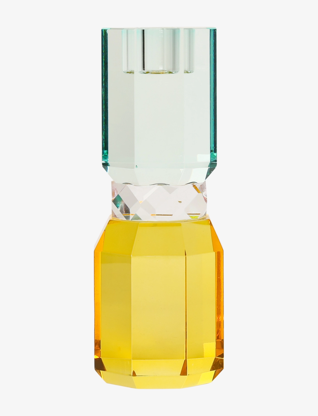 Crystal candle holder - YELLOW/PINK/LIGHT