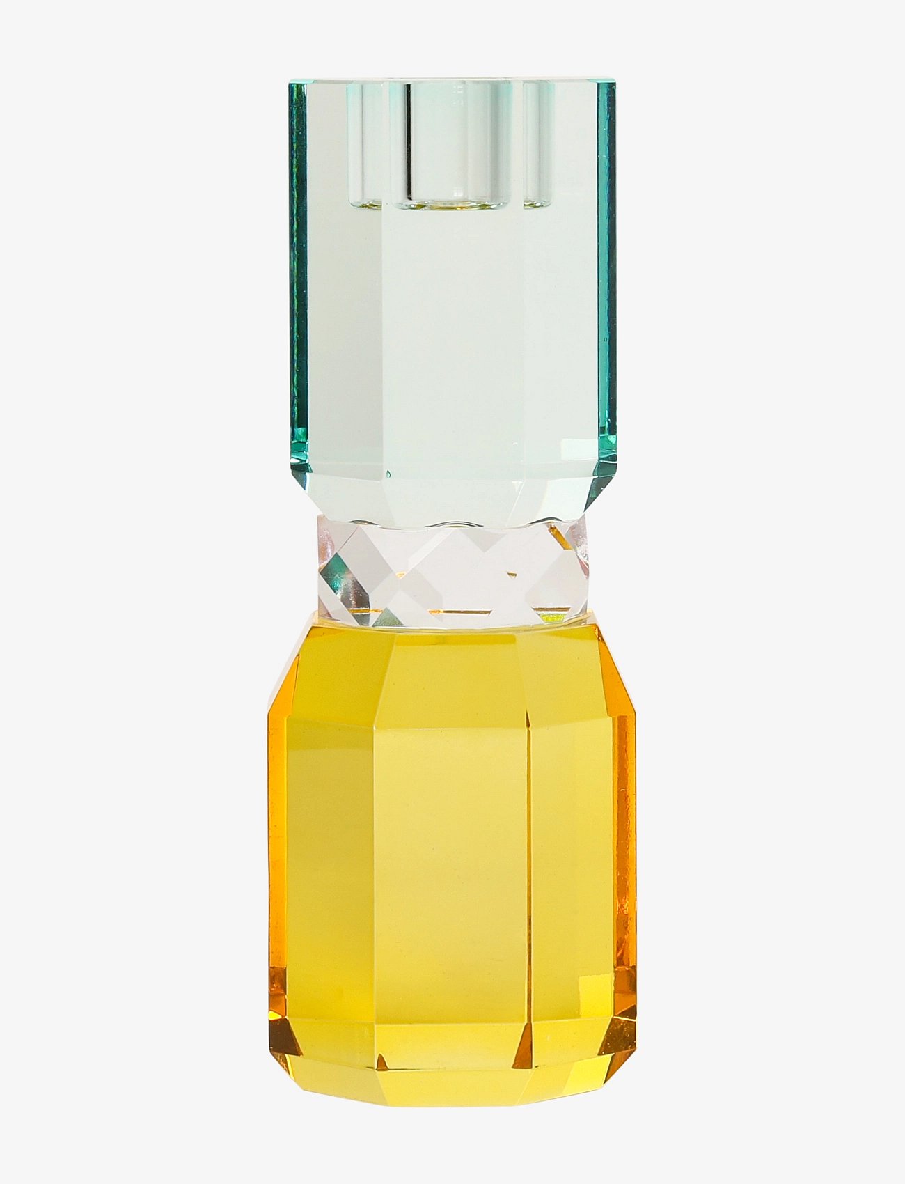 Crystal candle holder - YELLOW/PINK/LIGHT