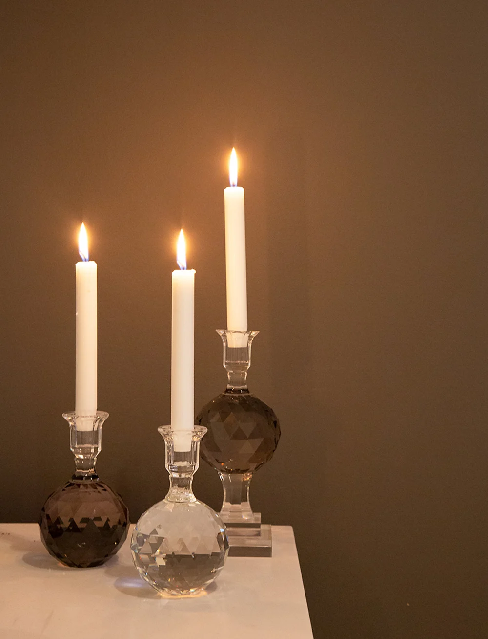 C'est Bon - Crystal candle holder - nach preis einkaufen - clear - 1