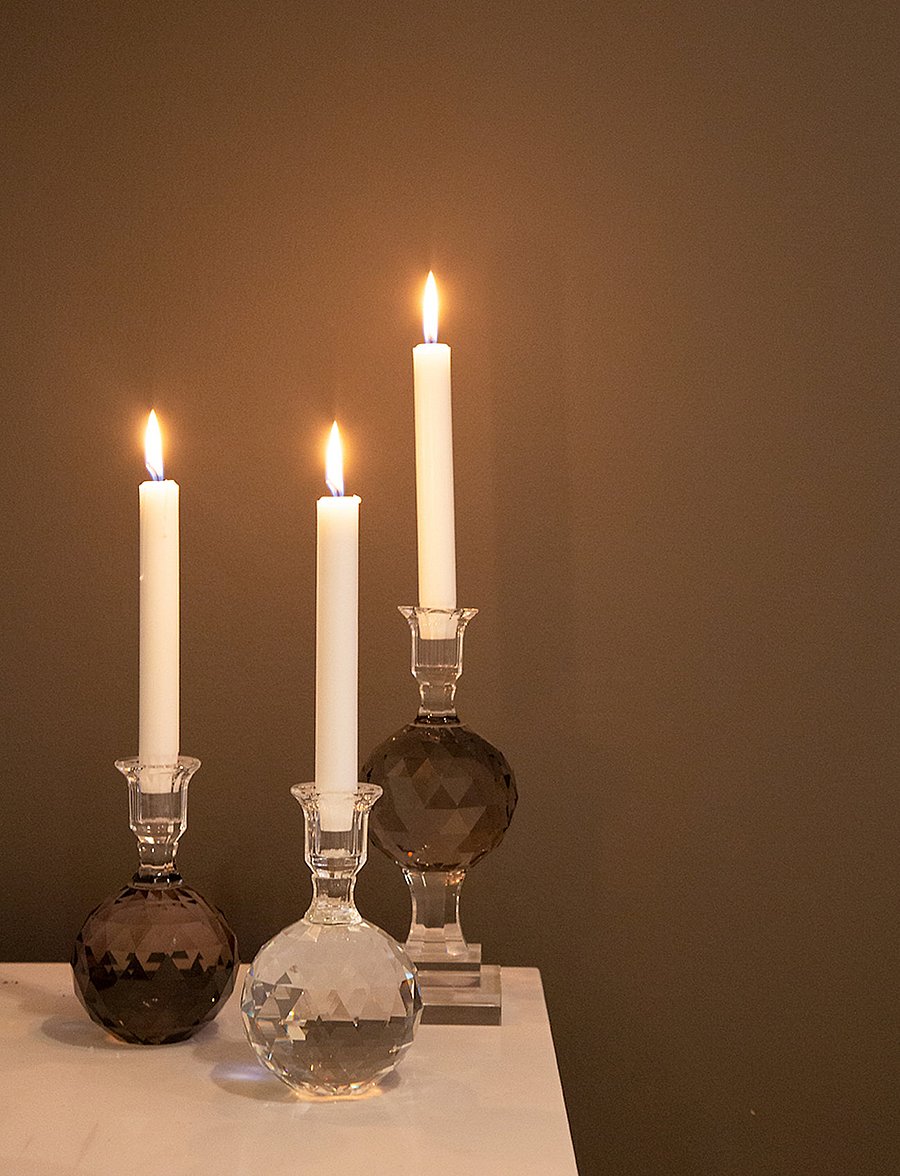 C'est Bon - Crystal candle holder - küünlajalad - clear - 1