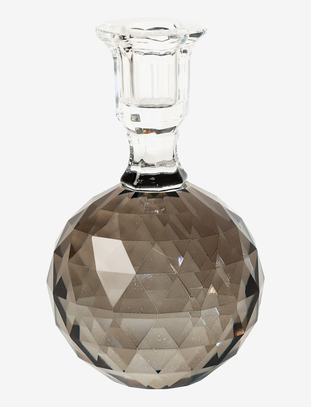 C'est Bon - Krystal lysestage - lysestager - grey - 0