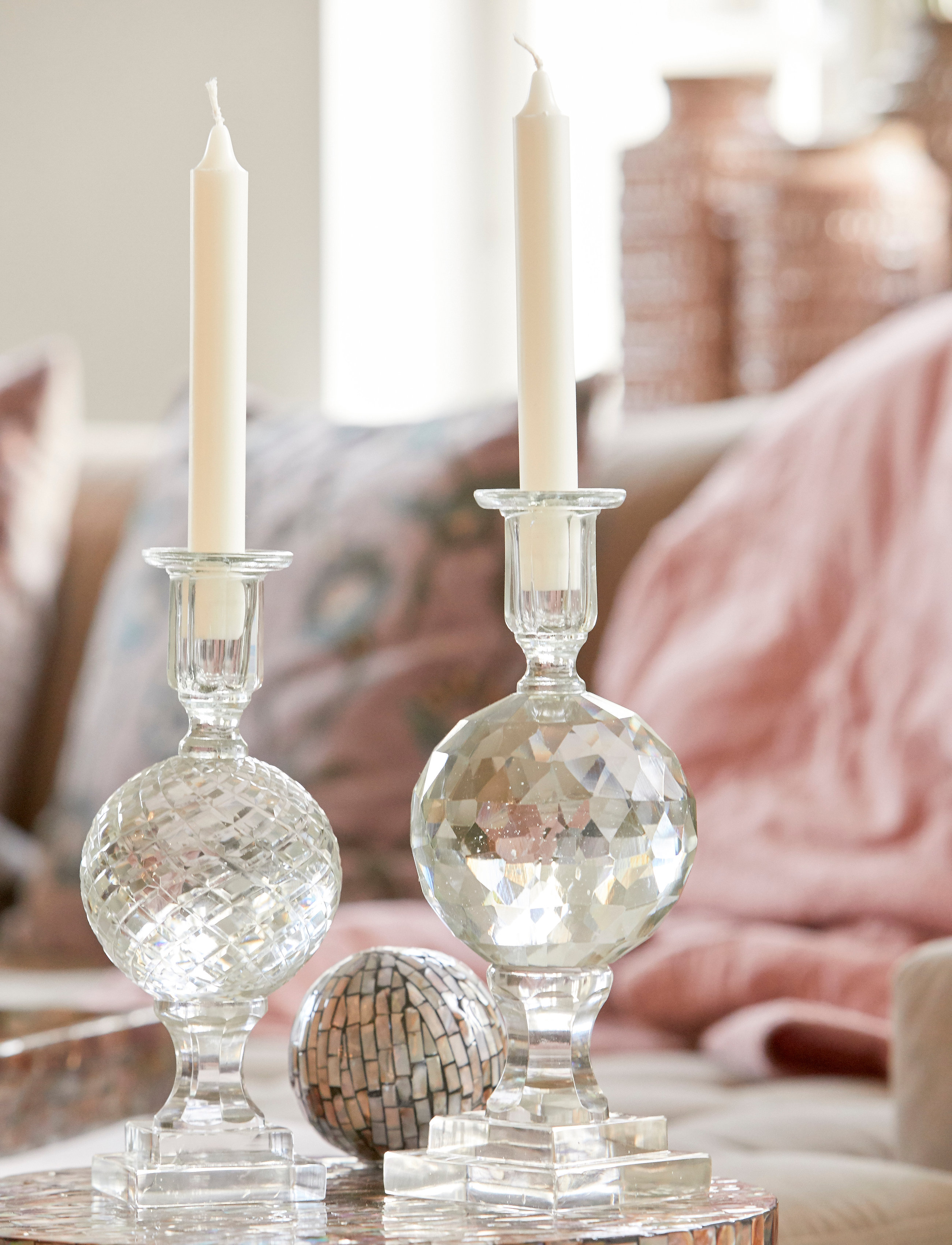 C'est Bon - Krystal lysestage - lysestager - clear - 1