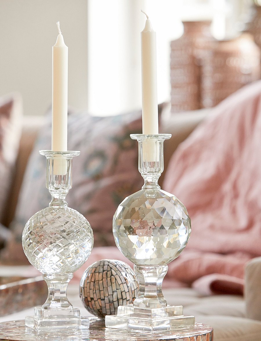C'est Bon - Crystal candle holder - küünlajalad - clear - 1