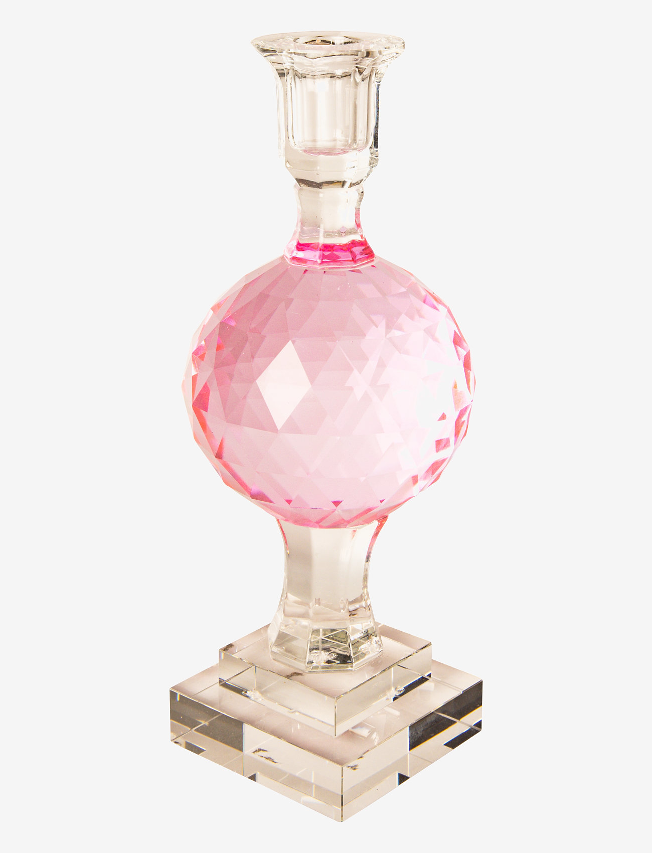 C'est Bon - Krystal lysestage - lysestager - pink - 0