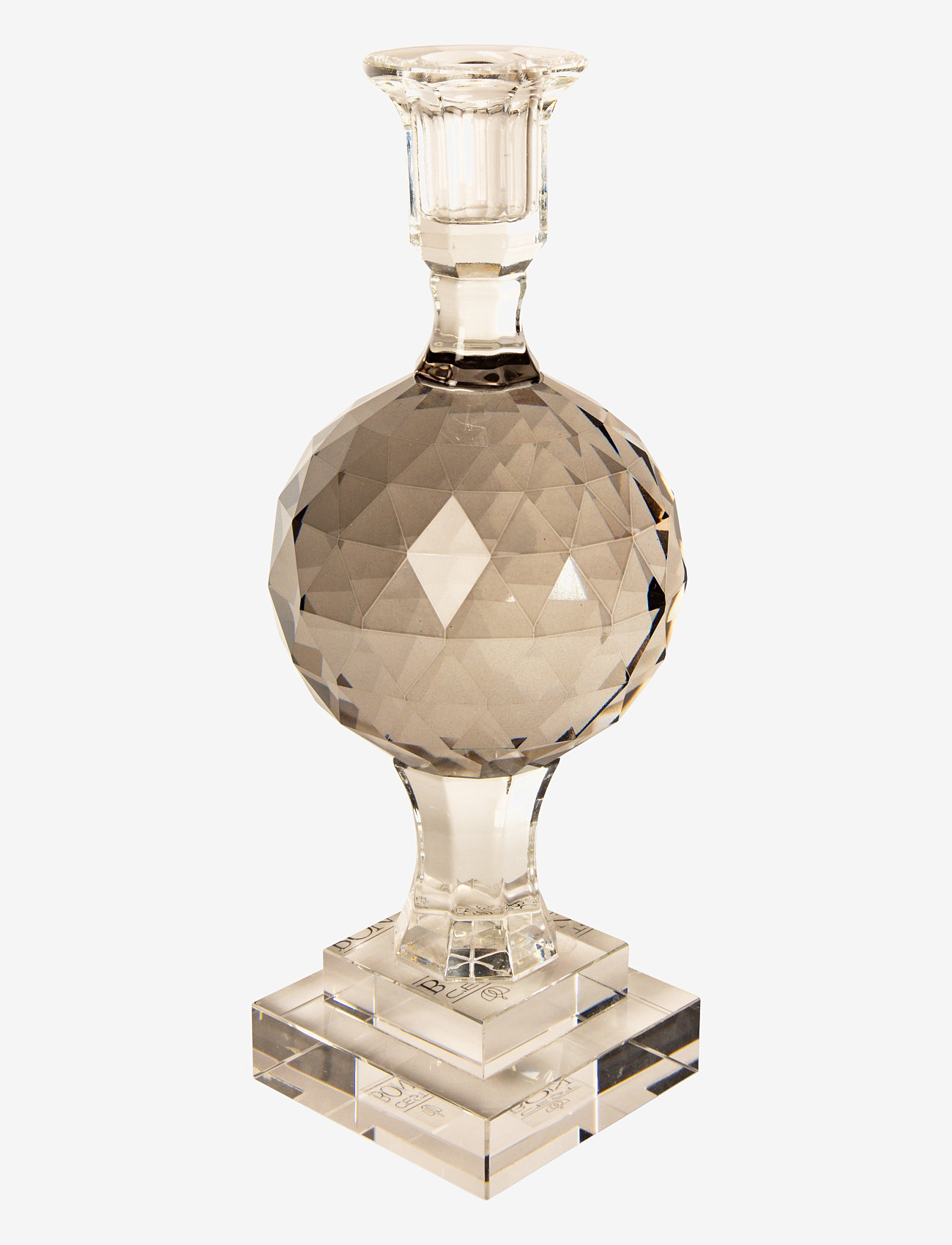 C'est Bon - Crystal candle holder - köp efter pris - grey - 0