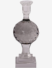 Crystal candle holder - GREY