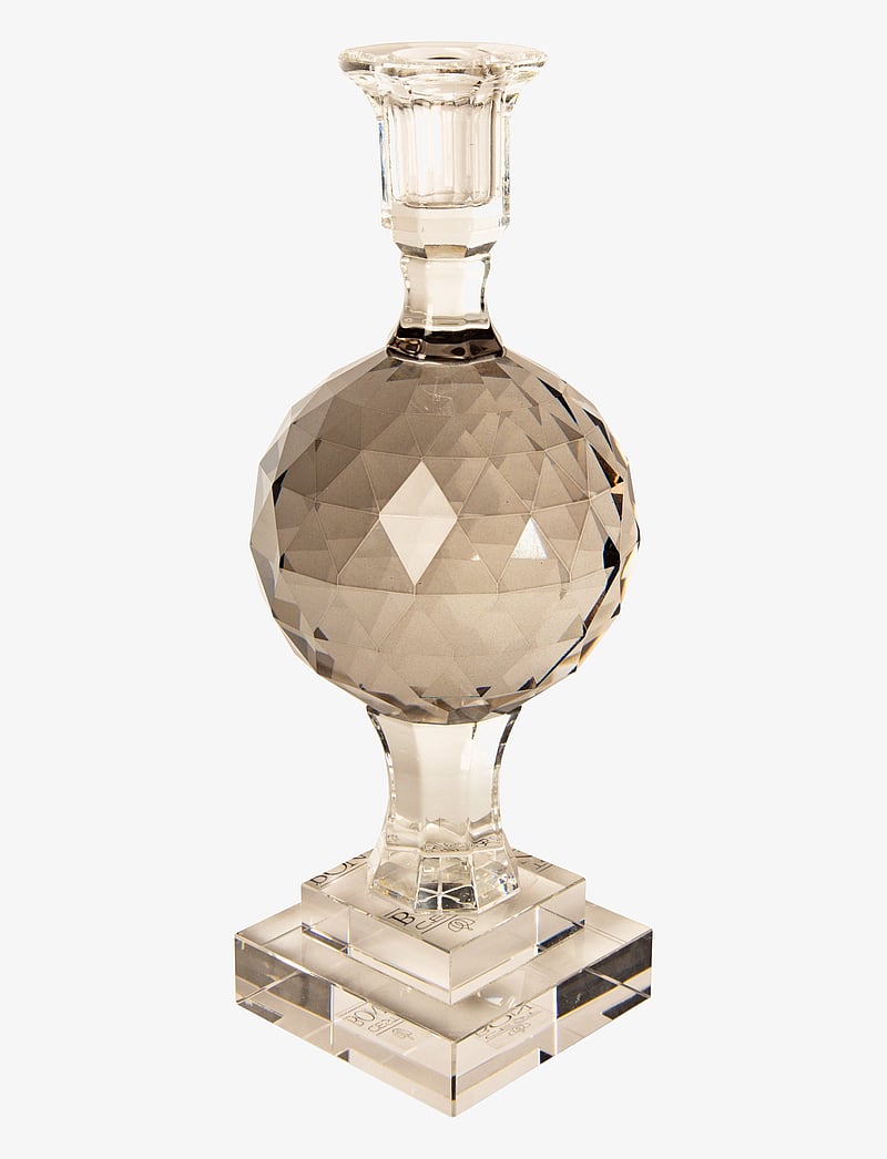 C'est Bon - Crystal candle holder - nach preis einkaufen - grey - 0