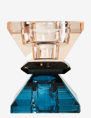 C'est Bon - Crystal candle holder - lägsta priserna - peach/gray/blue - 0