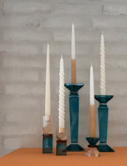 C'est Bon - Crystal candle holder - mažiausios kainos - peach/gray/blue - 4