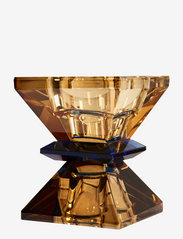 C'est Bon - Crystal candle holder - mažiausios kainos - ligth brown/blue/brown - 1
