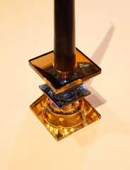 C'est Bon - Crystal candle holder - die niedrigsten preise - ligth brown/blue/brown - 3