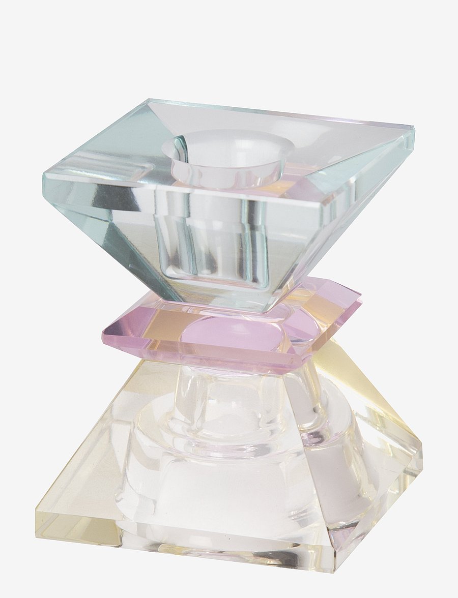 C'est Bon - Crystal candle holder - madalaimad hinnad - light yellow/pink/light mint - 2
