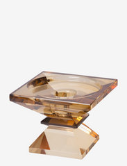 C'est Bon - Crystal candle holder - die niedrigsten preise - light brown/dark brown/light brown - 3