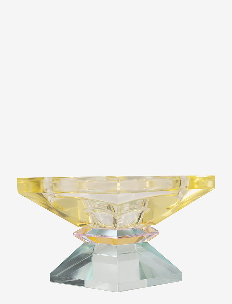 C'est Bon - Crystal candle holder - nach preis einkaufen - light yellow/pink/light mint - 0