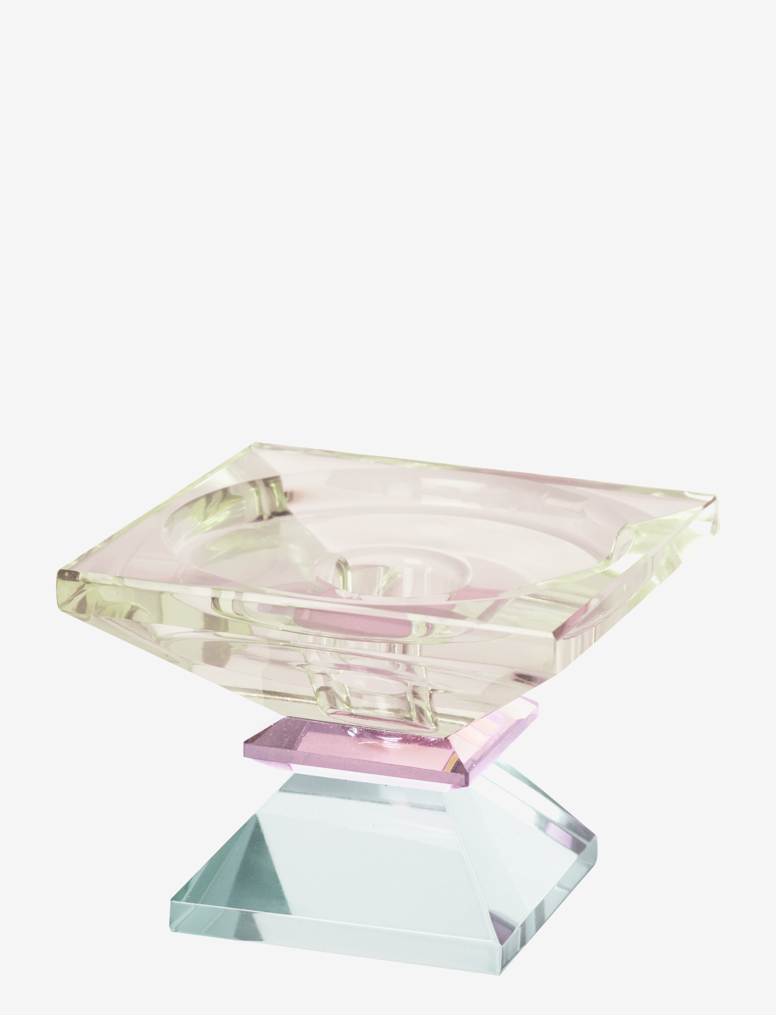 C'est Bon - Krystal lysestage - laveste priser - light yellow/pink/light mint - 2