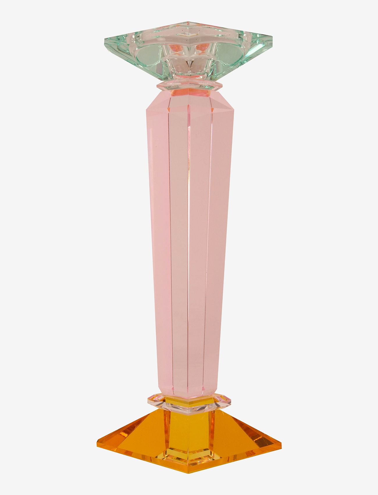 C'est Bon - Crystal candle holder - yellow/pink/light mint - 1