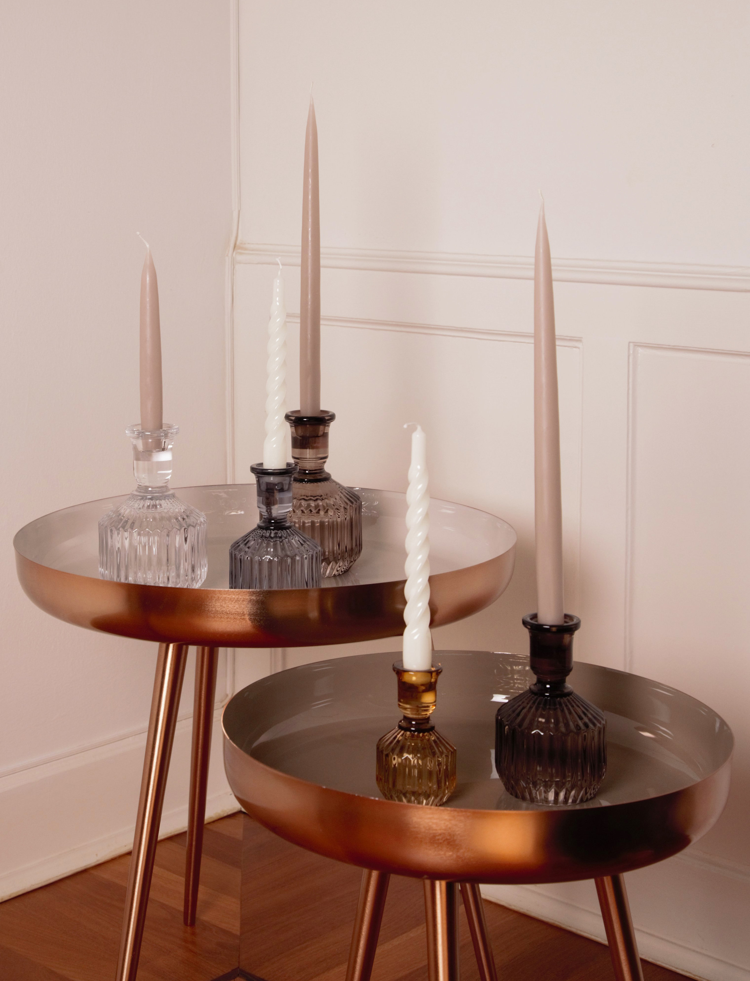 C'est Bon - Glas lysestage - laveste priser - coffee - 2