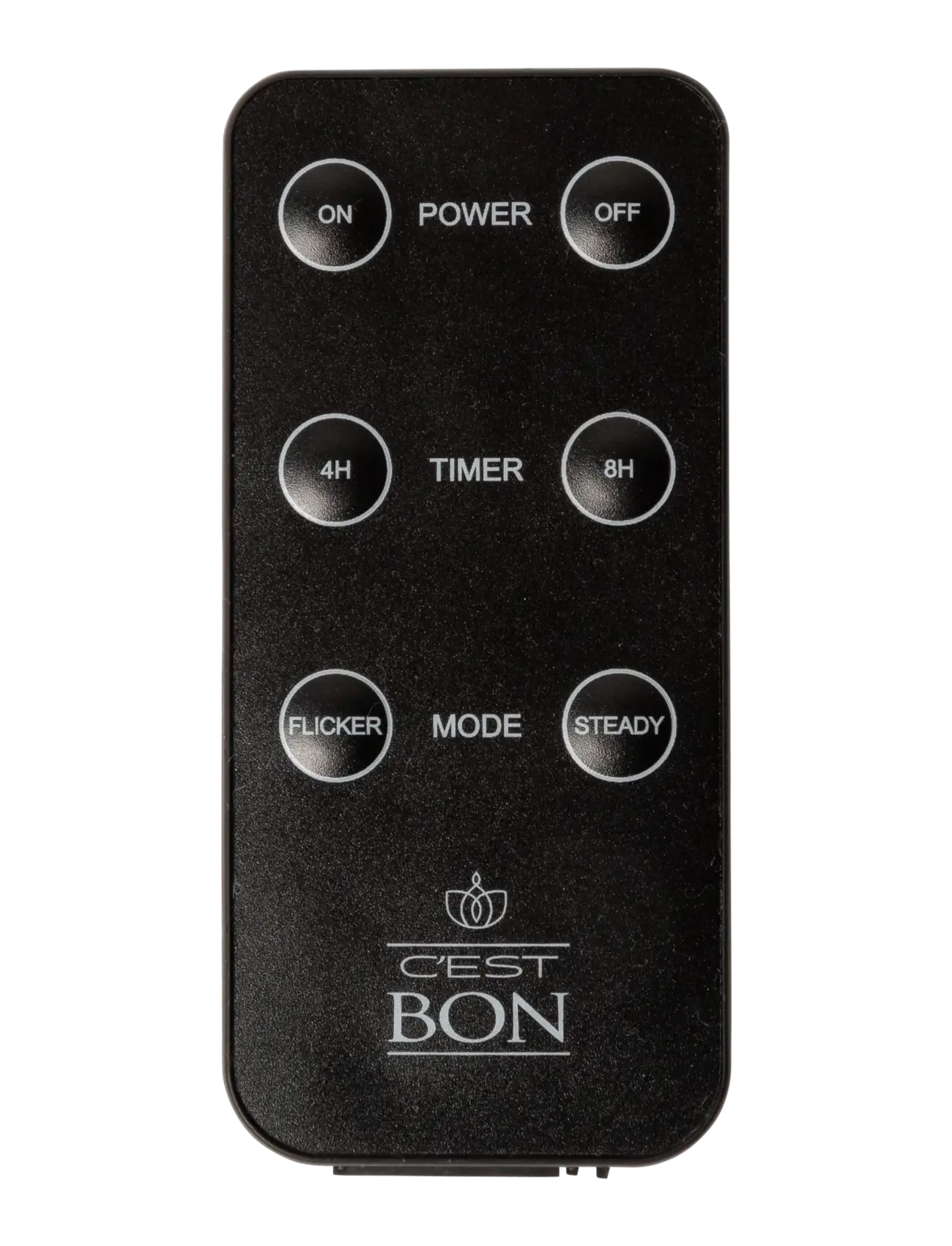 C'est Bon Remote Control, LED-lys, Sort, Str: 8.4X 3.8CM