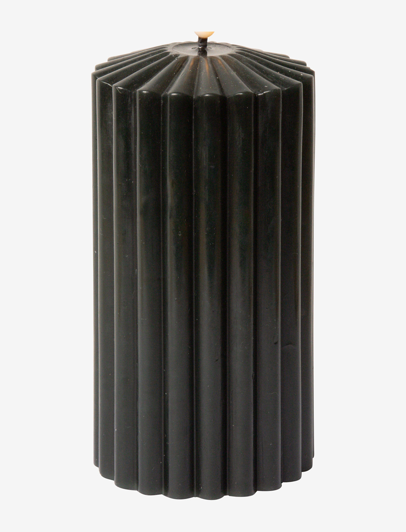 C'est Bon - Striped LED pillar candle - laveste priser - grey - 1