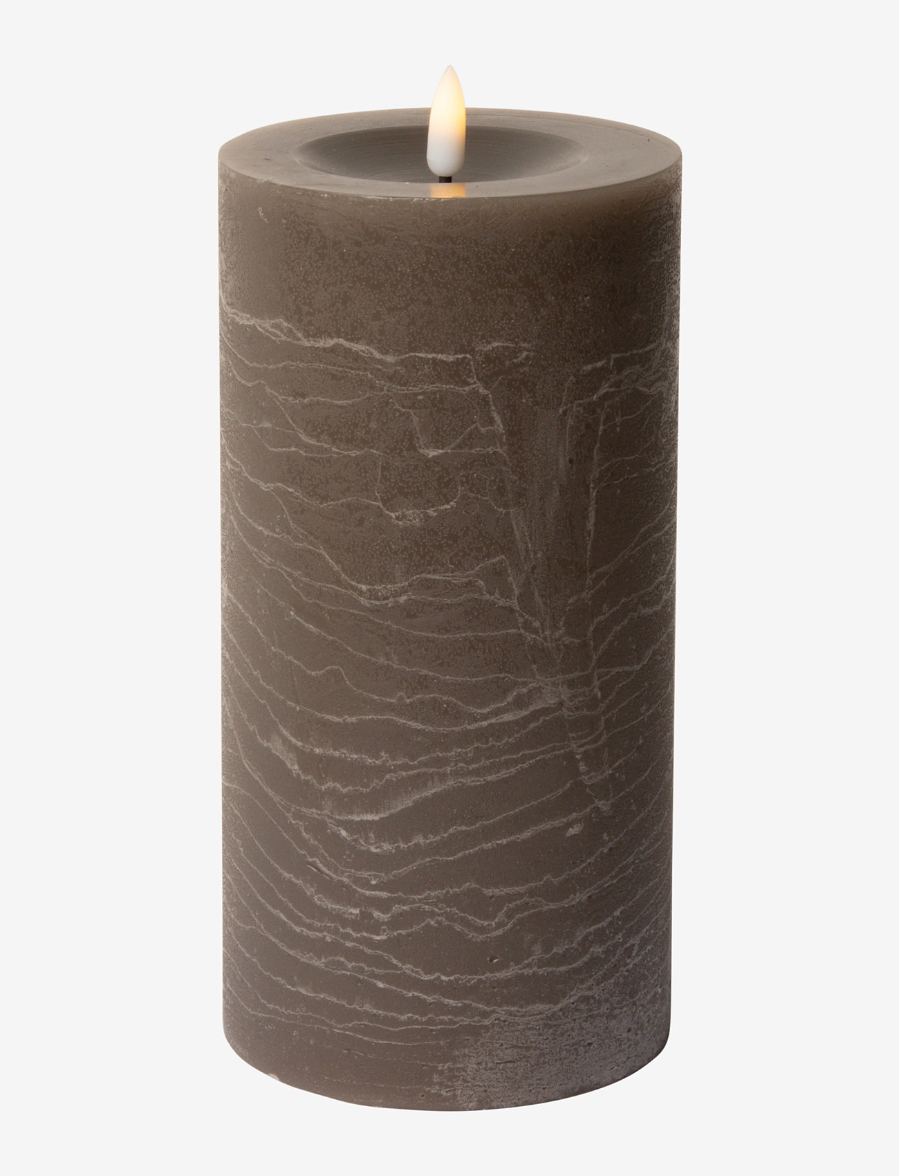 C'est Bon - Rustic finish LED pillar candle - led ljus - latte - 1