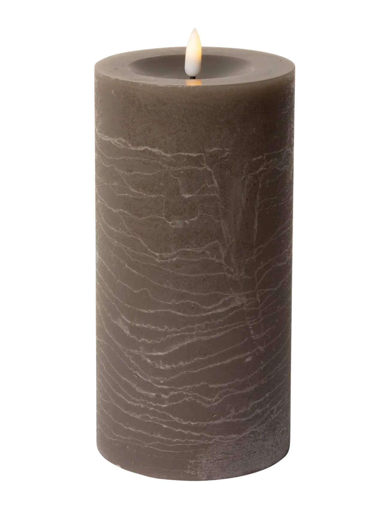 C'est Bon - Rustic finish LED pillar candle - lowest prices - latte - 1