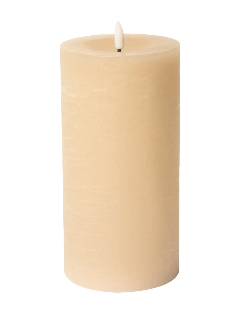 C'est Bon - Rustic finish LED pillar candle - madalaimad hinnad - sand - 0