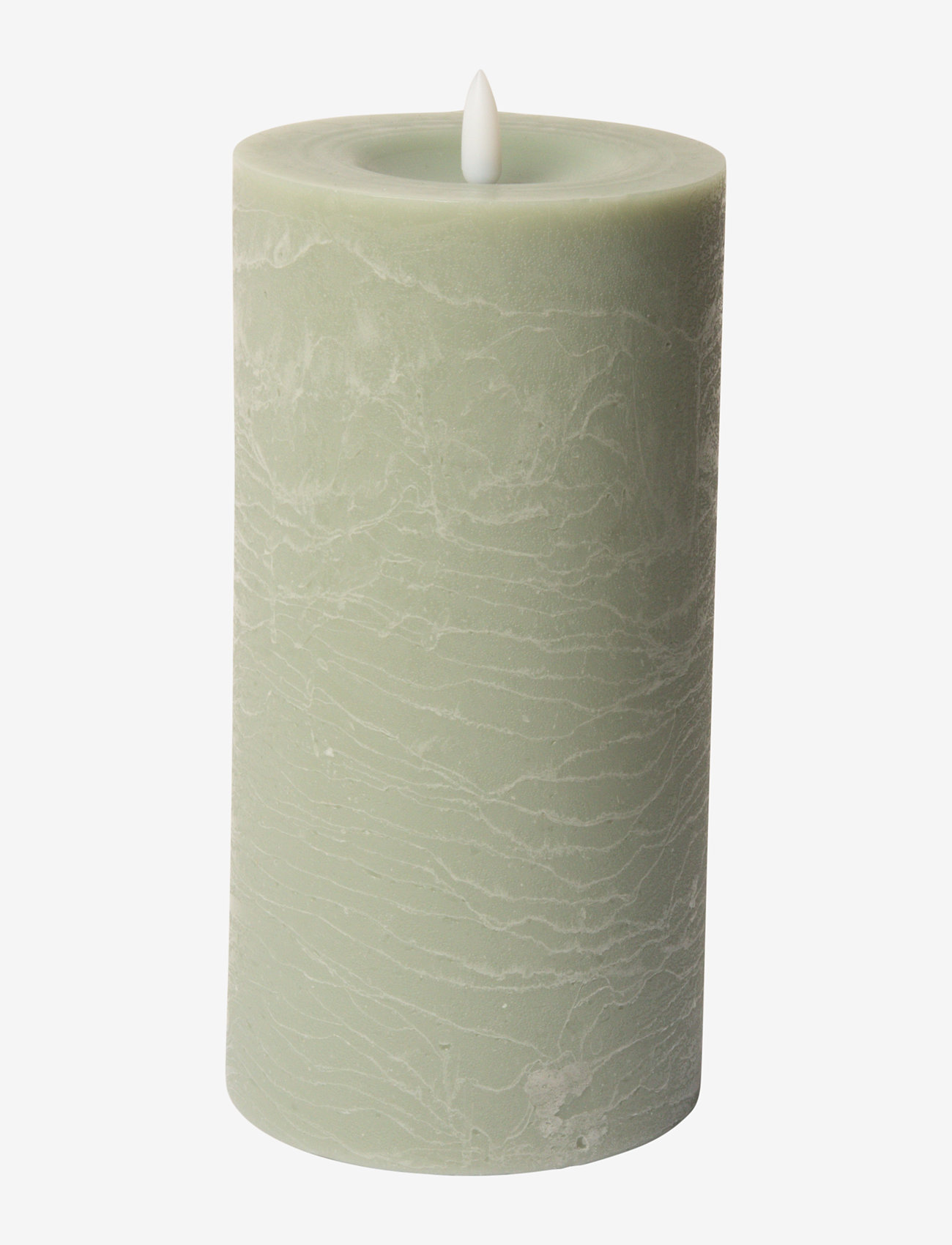 C'est Bon - Rustic finish LED pillar candle - led lys - verte - 1