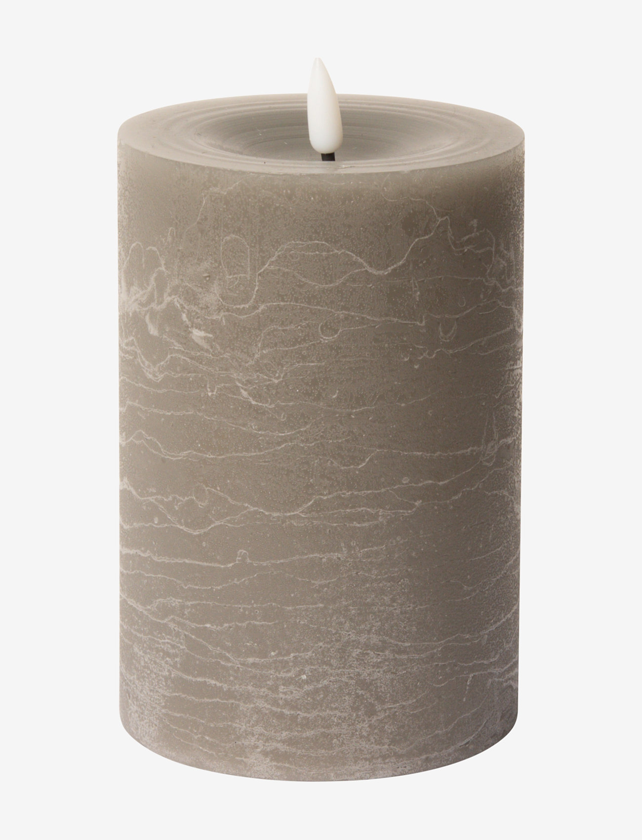 C'est Bon - Rustic finish LED pillar candle - die niedrigsten preise - grey - 1