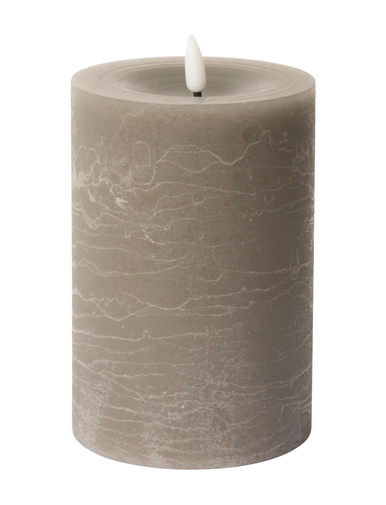 C'est Bon - Rustic finish LED pillar candle - alhaisimmat hinnat - grey - 1
