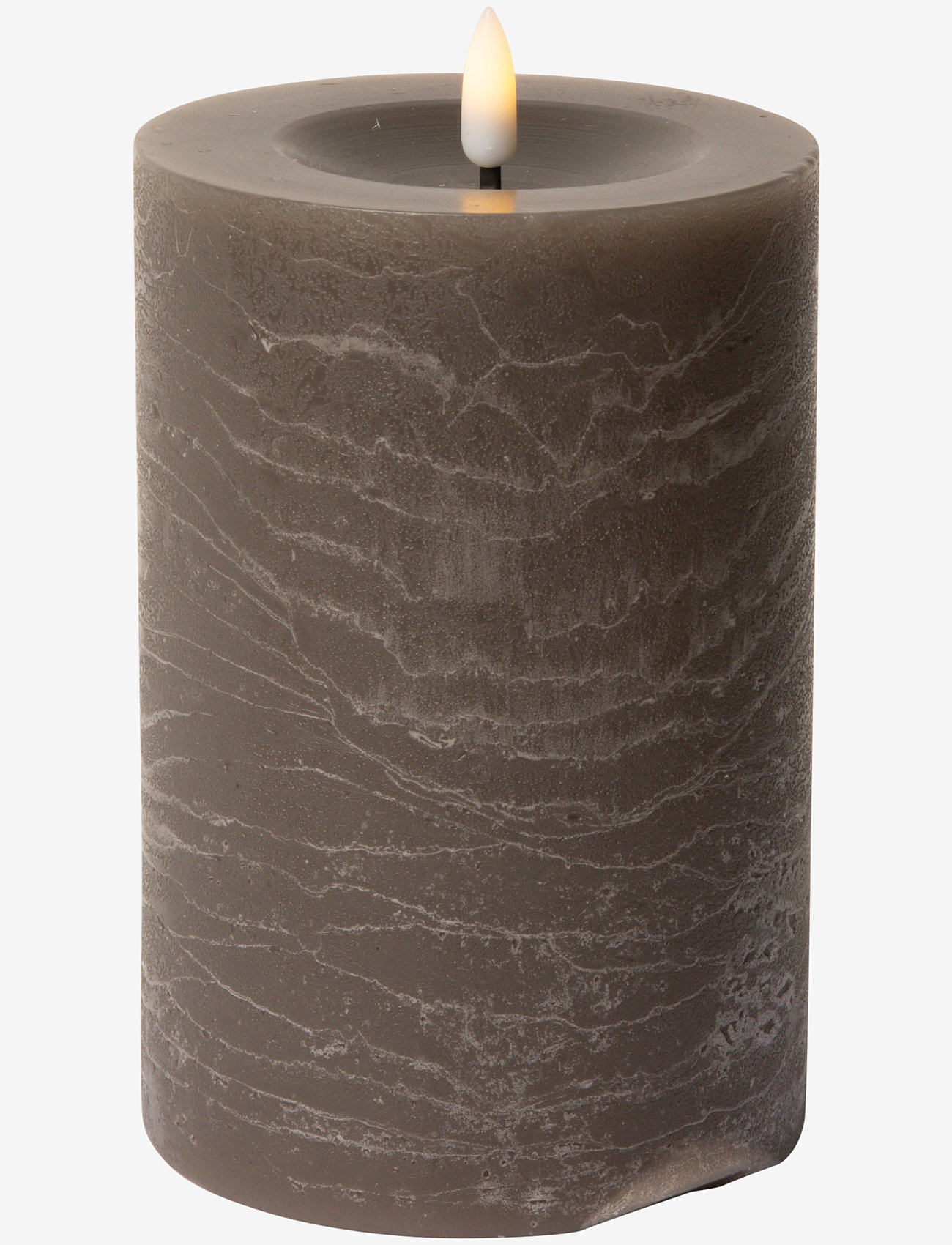 C'est Bon - Rustic finish LED pillar candle - madalaimad hinnad - latte - 0