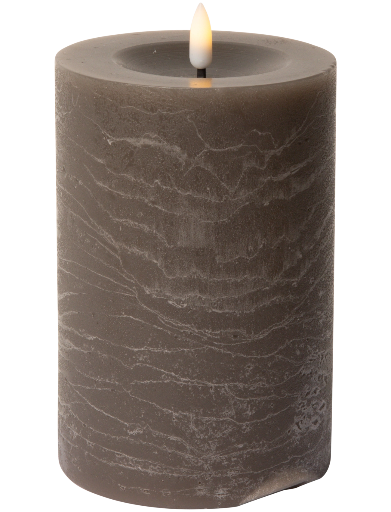 C'est Bon Rustic finish LED pillar candle - Dekoration - LATTE / brown