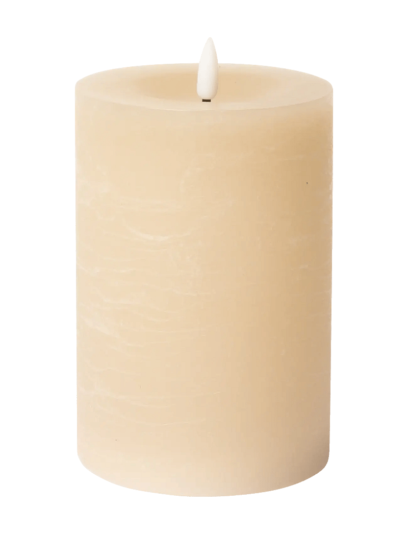C'est Bon - Rustic finish LED pillar candle - die niedrigsten preise - sand - 0