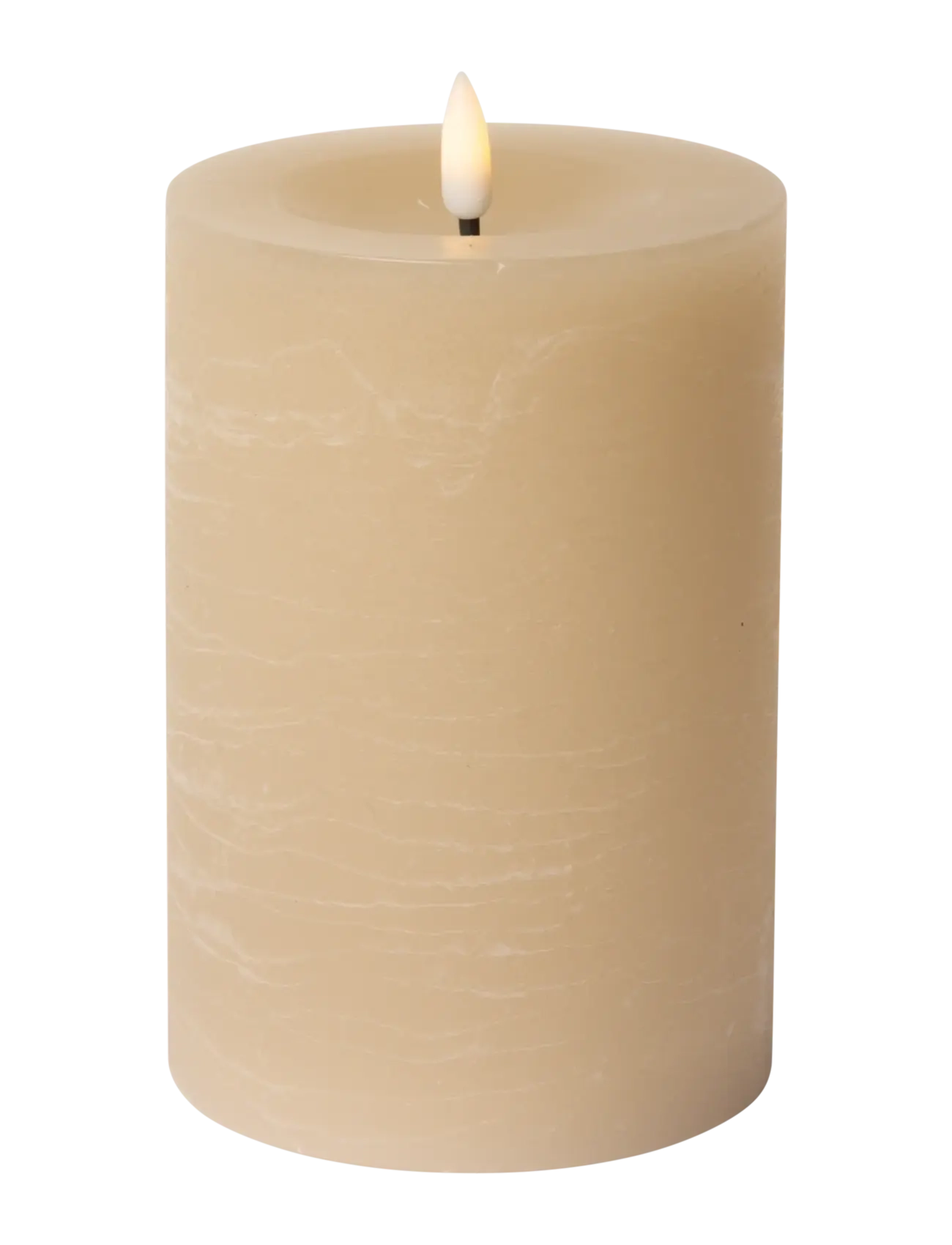 C'est Bon - Rustic finish LED pillar candle - die niedrigsten preise - sand - 1