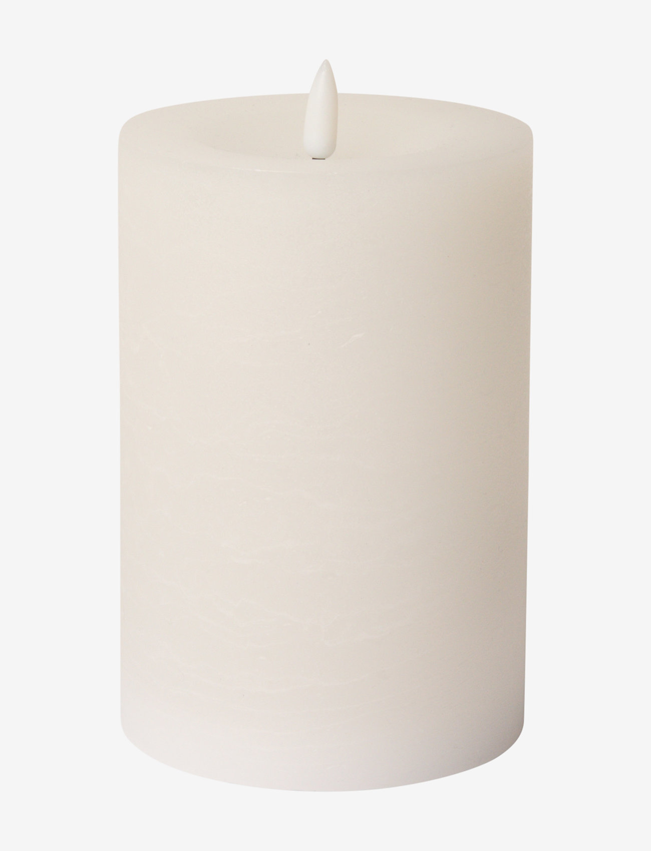 C'est Bon - Rustic finish LED pillar candle - shop by price - white - 0