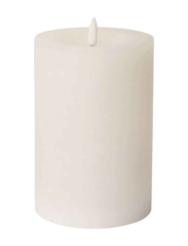 C'est Bon - Rustic finish LED pillar candle - die niedrigsten preise - white - 0