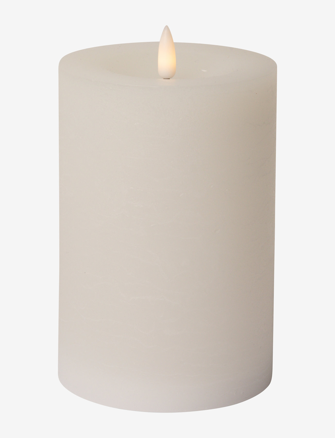 C'est Bon - Rustic finish LED pillar candle - shop by price - white - 1