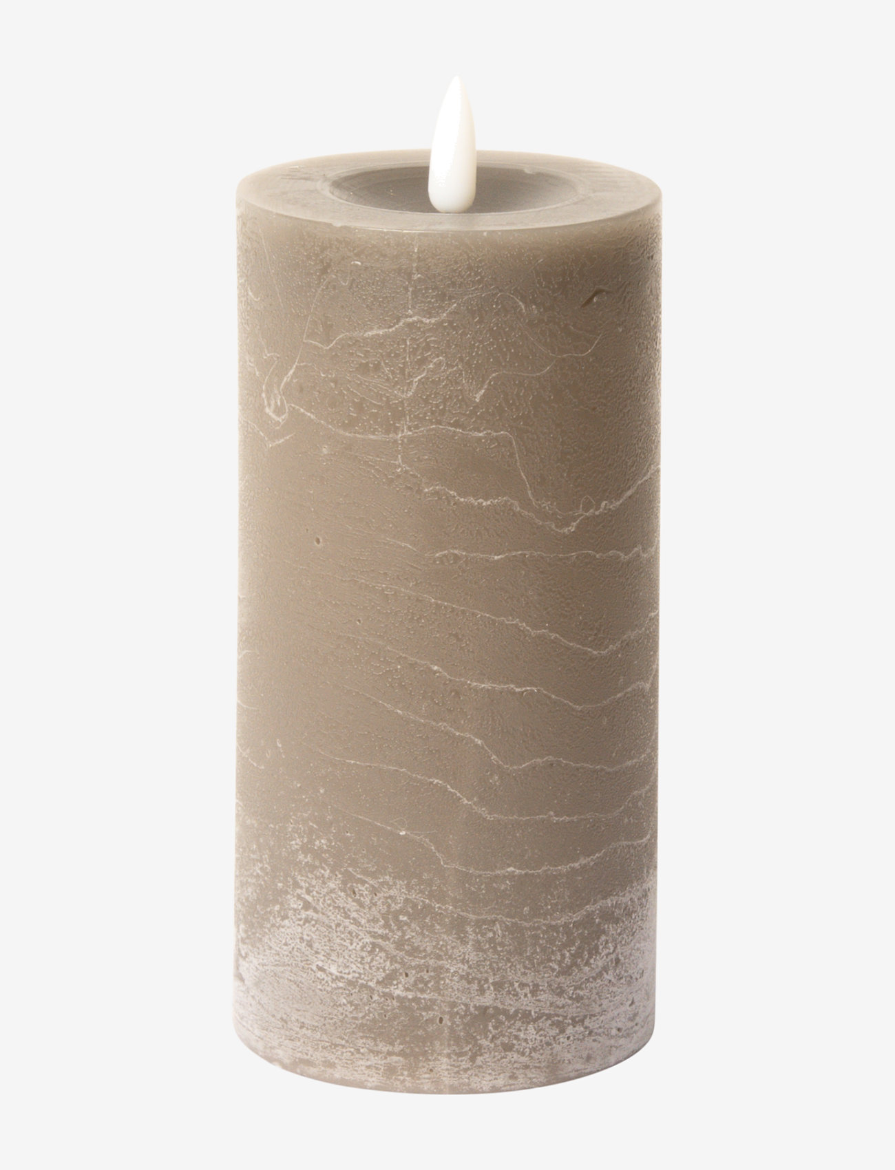 C'est Bon - Rustic finish LED pillar candle - die niedrigsten preise - grey - 0
