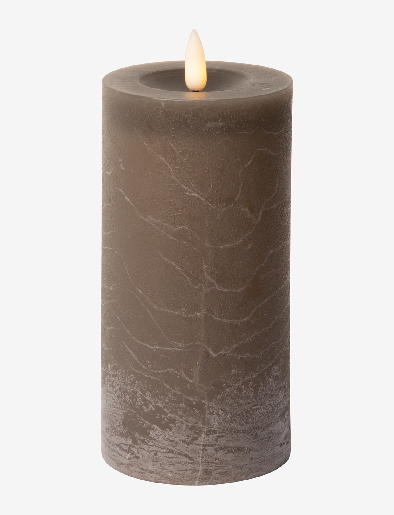 C'est Bon - Rustic finish LED pillar candle - madalaimad hinnad - latte - 1