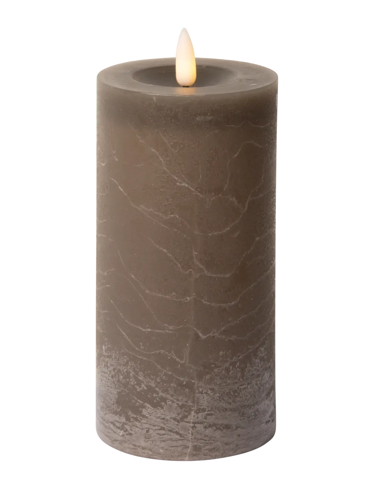 C'est Bon - Rustic finish LED pillar candle - die niedrigsten preise - latte - 1