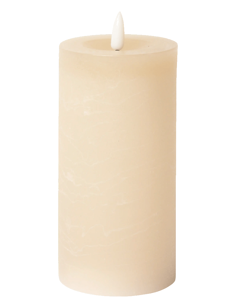 C'est Bon - Rustic finish LED pillar candle - die niedrigsten preise - sand - 0