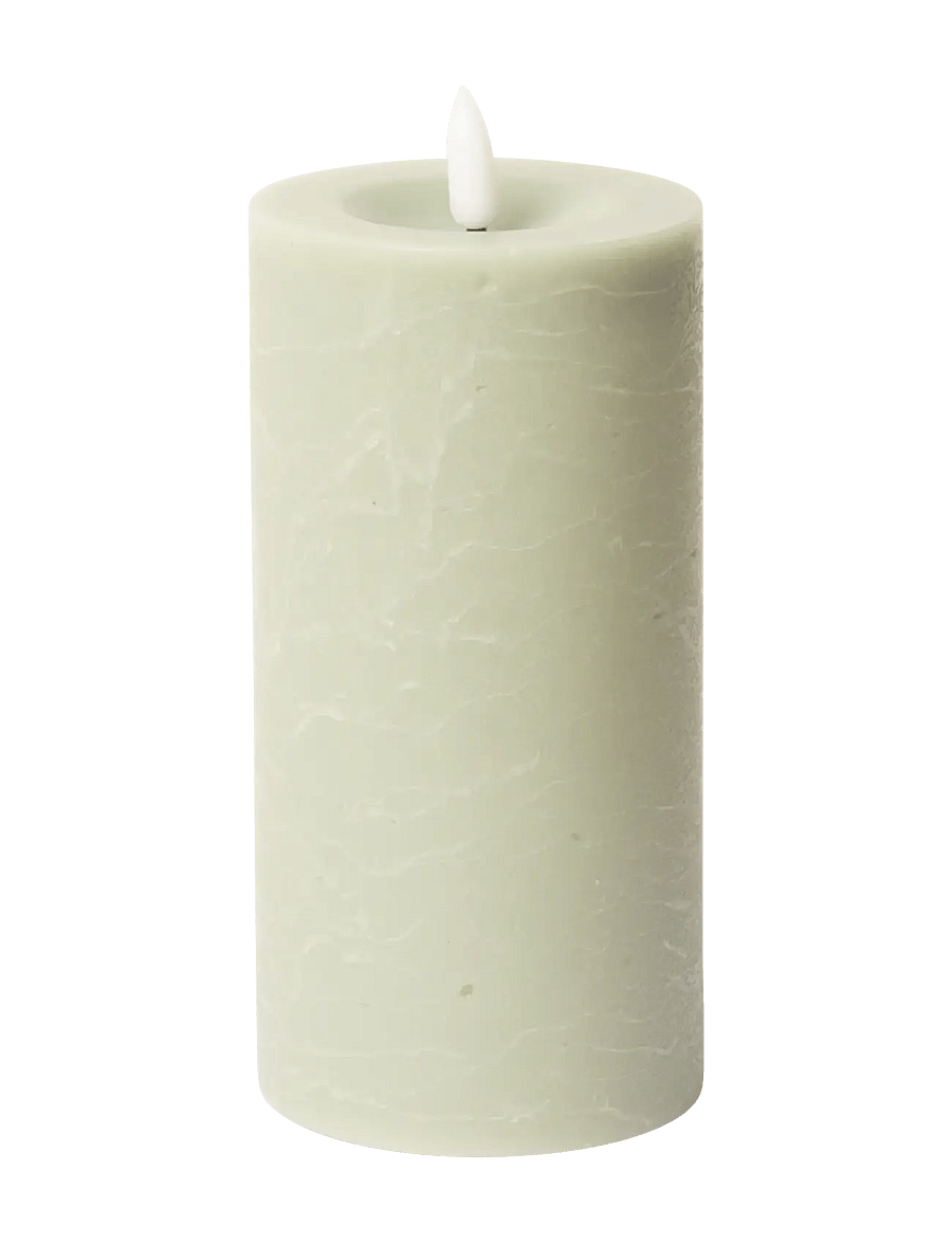 C'est Bon - Rustic finish LED pillar candle - die niedrigsten preise - verte - 0