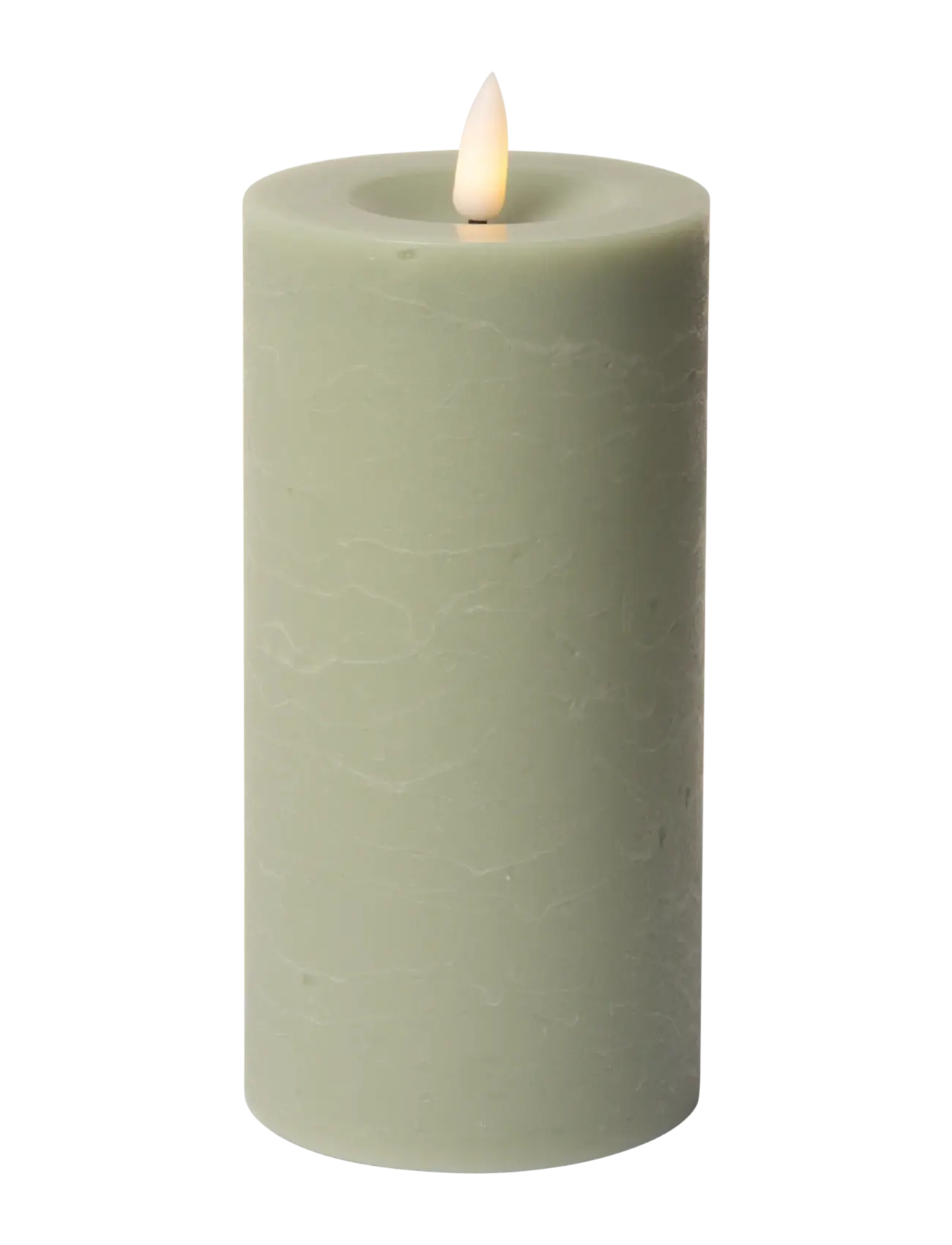 C'est Bon - Rustic finish LED pillar candle - lägsta priserna - verte - 1