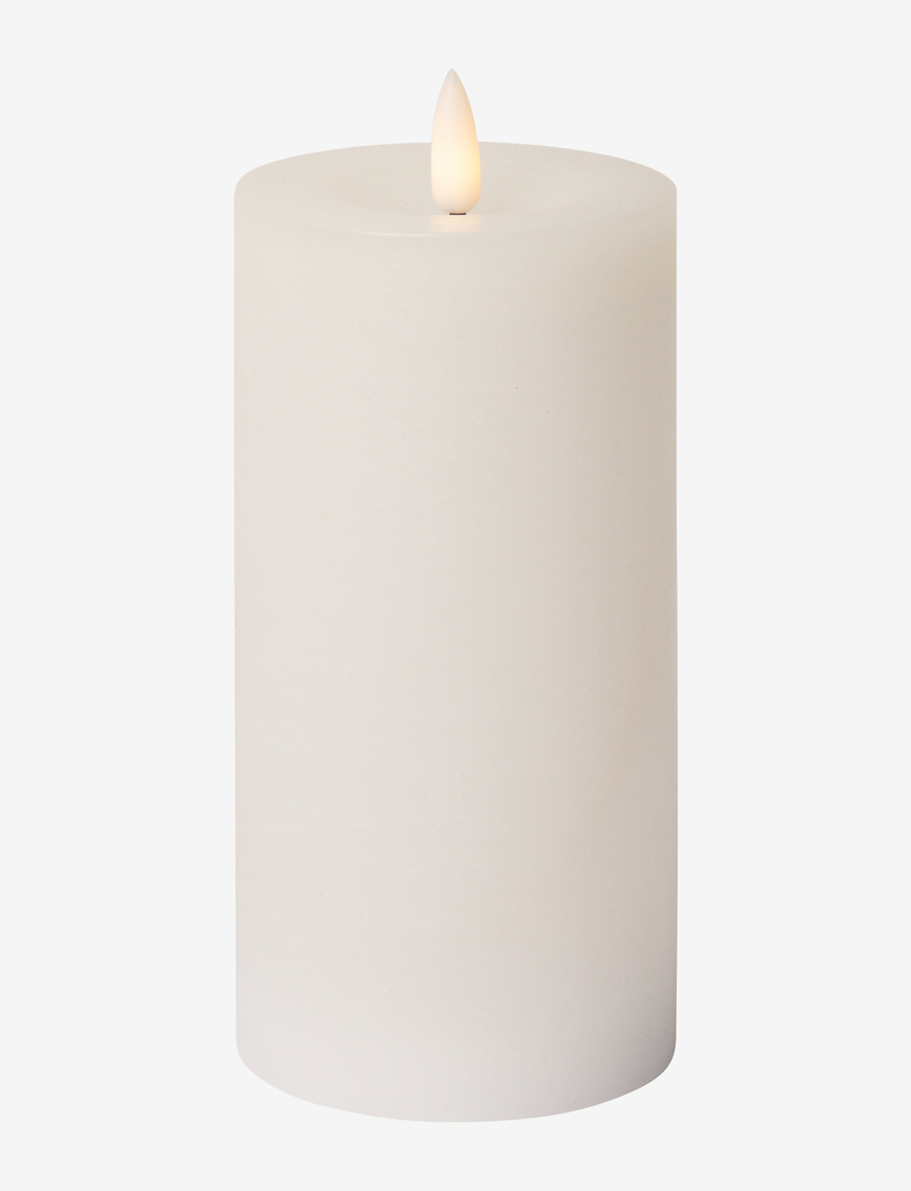 C'est Bon - Rustic finish LED pillar candle - die niedrigsten preise - white - 1